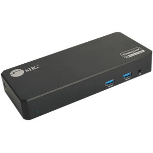 SIIG Universal Hybrid Triple 4K Video Docking Station with PD 3.0 100W - USB-C Docking - Hybrid Triple Monitor Docking Station- Three 4K 60Hz displays/100W PD/ 6x USB-A 5Gbps /Gigabit Ethernet / 3.5mm Headset Audio/Mic- Universal Triple Hybrid USB-C 