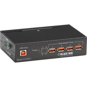 Black Box Industrial USB 2.0 Hub with Isolation - 4-Port - New - PCI 2.0 - External - 4 USB Port(s) - 4 USB 2.0 Port(s) - TAA Compliant