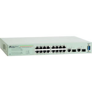 Allied Telesis WebSmart AT-FS750/20 Ethernet Switch - 20 Ports - Manageable - Gigabit Ethernet, Fast Ethernet - 10/100/1000Base-T, 100Base-FX, 10/100Base-TX, 1000Base-SX, 1000Base-LX - 2 Layer Supported - Modular - 2 SFP Slots - Optical Fiber, Twiste