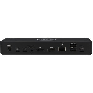 VisionTek VT2900 USB-C Dual System KVM Docking Station with 100W Power Delivery - for Notebook/Desktop PC/Smartphone/Monitor/Keyboard/Mouse - 130 W - USB Type C - 2 Displays Supported - 4K, QHD, Full HD - 3840 x 2160, 2560 x 1440, 1920 x 1080 - 7 x U