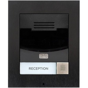 2N IP Solo Intercom Sub Station - Cable - Surface Mount for Home, Door Entry - Black