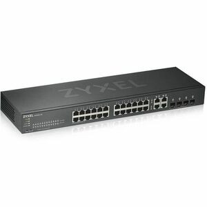 ZYXEL 24-port GbE Smart Managed Switch - 28 Ports - Manageable - 4 Layer Supported - Modular - 4 SFP Slots - 27.20 W Power Consumption - Twisted Pair, Optical Fiber - Rack-mountable - Lifetime Limited Warranty