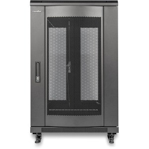 SolidRack R3106 Premium 18U Rack Enclosure Cabinet - 4-Post Adjustable Depth (6" to 34.25") -Includes Doors & Side Panels-1760 lb (800 kgs) Static Load Capacity-Assembled -19" Rack Width -600mm Wide x 1000mm Deep, 18U Enclosure -Floor Standing- Heavy
