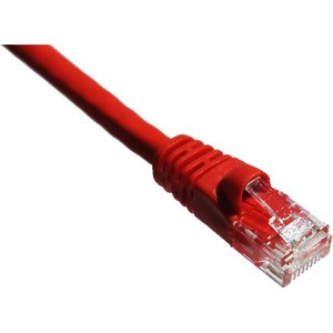 Axiom 75FT CAT6A 650mhz Patch Cable Molded Boot (Red) - TAA Compliant - 75 ft Category 6a Network Cable for Network Device - First End: 1 x RJ-45 Network - Male - Second End: 1 x RJ-45 Network - Male - 10 Gbit/s - Patch Cable - 24 AWG - Red - TAA Com