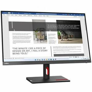 Lenovo ThinkVision S27i-30 27" Class Full HD LED Monitor - 16:9 - Storm Gray - 27" Viewable - In-plane Switching (IPS) Technology - WLED Backlight - 1920 x 1080 - 16.7 Million Colors - 300 Nit - 4 ms - 100 Hz Refresh Rate - HDMI - VGA