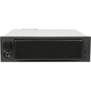 CRU Data Express DX175 Drive Bay Adapter for 5.25" - 6Gb/s SAS, Serial ATA/600 Host Interface - Black - 1 x Total Bay - 1 x 2.5"/3.5" Bay - Metal