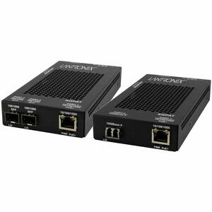 Transition Networks SGPAT1039-105 Transceiver/Media Converter - Network (RJ-45) - 1x PoE+ (RJ-45) Ports - 1 x LC Ports - Multi-mode - Gigabit Ethernet - 1000Base-SX/LX, 10/100/1000Base-T, 1000Base-X - AC Adapter - Wall Mountable, Rail-mountable, Stan