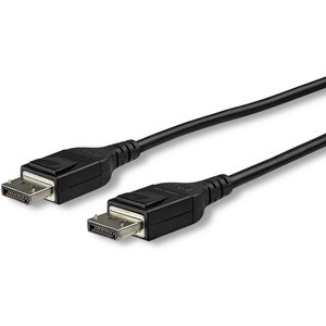 StarTech.com 50ft/15m DisplayPort Active Optical Cable, 8K 60Hz Video, HDR10, Fiber Optic DisplayPort 1.4 Cable, DP Monitor Cord w/Latches - 49.2ft (15m) DisplayPort active optical cable (AOC) - 8K 60Hz video/HDR10/HBR3/DSC 1.2/HDCP 2.2/32ch audio - 