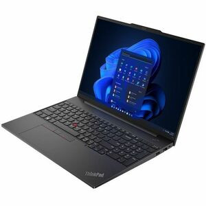 Lenovo ThinkPad E16 Gen 1 21JN003XUS 16" Touchscreen Notebook - WUXGA - 1920 x 1200 - Intel Core i7 13th Gen i7-1355U Deca-core (10 Core) 1.70 GHz - 16 GB Total RAM - 8 GB On-board Memory - 512 GB SSD - Graphite Black - Intel Chip - Windows 11 Pro - 