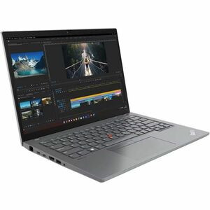 Lenovo ThinkPad T14 Gen 4 21HD002BUS 14" Notebook - WUXGA - 1920 x 1200 - Intel Core i7 13th Gen i7-1355U Deca-core (10 Core) - 16 GB Total RAM - 16 GB On-board Memory - 512 GB SSD - Storm Gray - Intel Chip - Windows 11 Pro - Intel Iris Xe Graphics -
