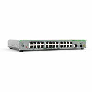 Allied Telesis CentreCOM GS910/26XST Ethernet Switch - 25 Ports - Gigabit Ethernet, 10 Gigabit Ethernet - 10/100/1000Base-T, 10GBase-X, 10GBase-T - 2 Layer Supported - Modular - Twisted Pair, Optical Fiber - Wall Mountable, Rack-mountable, Desktop