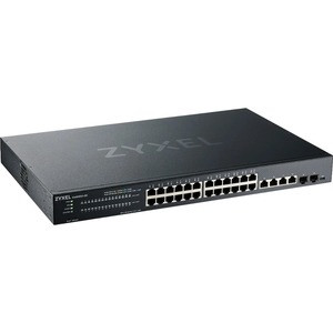 ZYXEL XMG1930-30 Ethernet Switch - 28 Ports - Manageable - 2.5 Gigabit Ethernet, 10 Gigabit Ethernet - 2.5GBase-T, 10GBase-T, 10GBase-X - 3 Layer Supported - Modular - 67.10 W Power Consumption - Twisted Pair, Optical Fiber - Rack-mountable - Lifetim