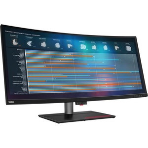 Lenovo ThinkVision P40w-20 40" Class 5K2K WUHD Curved Screen LCD Monitor - 21:9 - Raven Black - 39.7" Viewable - In-plane Switching (IPS) Technology - WLED Backlight - 5120 x 2160 - 1.07 Billion Colors - 300 Nit - 4 ms - 75 Hz Refresh Rate - HDMI - D