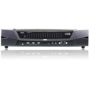 ATEN KN4164V KVM over IP Switch-TAA Compliant - 64 Computer(s) - 1 Local User(s) - 4 Remote User(s) - 1920 x 1200 - 69 x Network (RJ-45) - 6 x USB - 1 x DVI1 x VGA