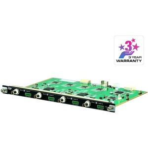 ATEN VM7404 4-Port 3G-SDI Input Board - The VM7404 4-Port 3G-SDI Input Board offers an easy way to route any 4 SDI video and audio sources to multiple displays when used in combination with an ATEN Modular Matrix Switch. This input board provides the