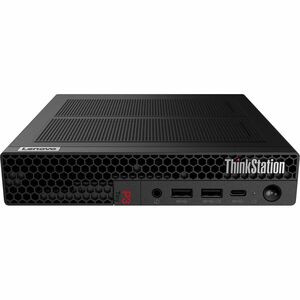 Lenovo ThinkStation P3 30H0003XUS Workstation - 1 x Intel Core i9 Tetracosa-core (24 Core) i9-13900 13th Gen 2 GHz - 16 GB DDR5 SDRAM RAM - 512 GB SSD - Tiny - Black - Intel Q670 Chip - Windows 11 Pro - 1 x NVIDIA T1000 8 GB Graphics - NVMe Controlle