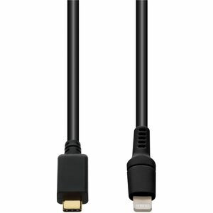 AddOn 1.0m (3.3ft) USB 3.1 Type (C) Male to Lightning Male Sync and Charge Black Cable - 3.28 ft Lightning/USB-C Data Transfer Cable - First End: 1 x USB 3.1 Type C - Male - Second End: 1 x Lightning - Male - Black - 1