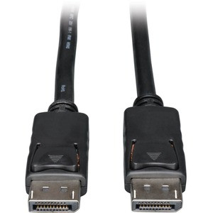 Tripp Lite by Eaton DisplayPort Cable with Latching Connectors 4K 60 Hz (M/M) Black 3 ft. (0.91 m) - (M/M) 3-ft.