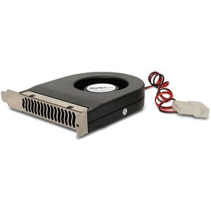StarTech.com Expansion Slot Rear Exhaust Cooling Fan with LP4 Connector - PC Case Exhaust Fan/Video Card Cooler Fan - System fan kit - Fits in standard full-profile computer cases; Ball bearing fan; Inline LP4 connectors; 12V @ 0.15A, 1.8W; 6.9 CGM @