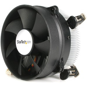 StarTech.com CPU Cooler Fan - Processor cooler - ( Socket 775 ) - aluminum - black - 95mm - Provide a fan and heatsink cooling solution to any standard Socket 775/T desktop CPU - socket 775 cooler - 775 cpu cooler - 775 fan - lga 775 cooler - 775 hea