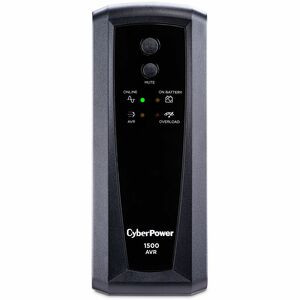 CyberPower CP1500AVRT AVR UPS Systems - 1500VA/900W, 120 VAC, NEMA 5-15P, Mini-Tower, 10 Outlets, PowerPanel® Personal, $500000 CEG, 3YR Warranty