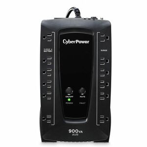 CyberPower AVRG900U AVR UPS Systems - 900VA/480W, 120 VAC, NEMA 5-15P, Compact, 12 Outlets, PowerPanel® Personal, $200000 CEG, 3YR Warranty