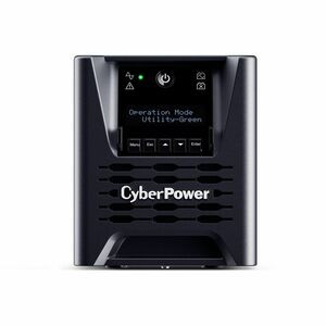 CyberPower Smart App Sinewave 750VA Mini-tower UPS - Mini-tower - AVR - 8 Hour Recharge - 3.30 Minute Stand-by - 120 V AC Input - 120 V AC Output - Sine Wave - Serial Port - USB - LCD Display - 6 x NEMA 5-15R - 6 x Battery/Surge Outlet