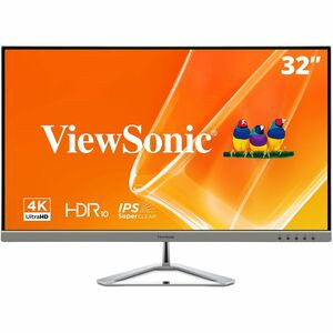 ViewSonic VX3276-4K-MHD 32 Inch 4K UHD Monitor with Ultra-Thin Bezels, HDR10 HDMI and DisplayPort for Home and Office - VX3276-4K-MHD - 4K UHD Monitor with Ultra-Thin Bezels, HDR10 HDMI and DisplayPort - 300 cd/m² - 32"