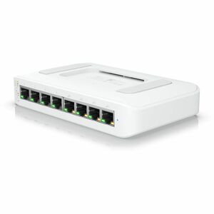 Ubiquiti UniFi Switch Lite 8 PoE USW-Lite-8-PoE Ethernet Switch - 8 Ports - Manageable - 2 Layer Supported - 8 W Power Consumption - 52 W PoE Budget - Twisted Pair - PoE Ports - Wall Mountable - 2 Year Limited Warranty
