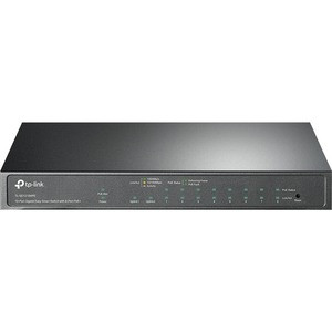 TP-Link TL-SG1210MPE - 10-Port Gigabit Easy Smart Switch with 8-Port PoE+ - 8 Port Gigabit PoE Switch - Easy Smart Managed - 8 PoE+ Ports @123W, w/ 2 Uplink Gigabit Ports + 1 Combo SFP Slot - QoS, Vlan, IGMP & LAG