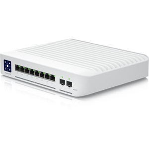 Ubiquiti Switch Enterprise 8 PoE - 8 Ports - Manageable - 10 Gigabit Ethernet, 2.5 Gigabit Ethernet - 2.5GBase-T, 10GBase-X - 3 Layer Supported - Modular - 150 W Power Consumption - 120 W PoE Budget - Twisted Pair, Optical Fiber - PoE Ports - Desktop