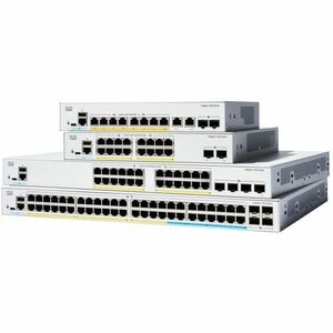 Cisco Catalyst C1300-48FP-4X Ethernet Switch - 48 Ports - Manageable - Gigabit Ethernet, 10 Gigabit Ethernet - 10/100/1000Base-T, 10GBase-X - 3 Layer Supported - 4 SFP Slots - 886.42 W Power Consumption - 740 W PoE Budget - Twisted Pair, Optical Fibe