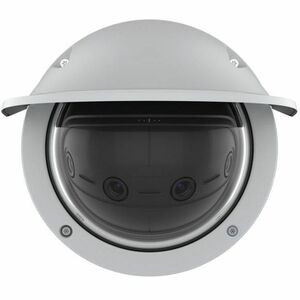 AXIS Panoramic P3827-PVE 7 Megapixel Network Camera - Color - Dome - White - TAA Compliant - H.264, H.265, Motion JPEG, H.264B, H.264H, H.265M, H.264B (MPEG-4 Part 10/AVC), H.264M (MPEG-4 Part 10/AVC), H.264H (MPEG-4 Part 10/AVC), Zipstream - 3712 x 