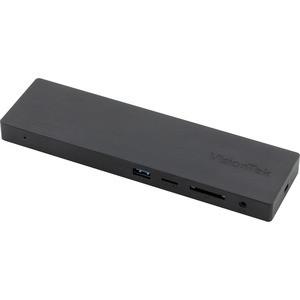 VisionTek VT2510 Docking Station - for Notebook - Memory Card Reader - SD, microSD - 100 W - USB Type C - 3 Displays Supported - 4K, Full HD, QHD - 3840 x 2160, 1920 x 1080, 2560 x 1440 - 7 x USB Ports - 2 x USB 2.0 - 4 x USB Type-A Ports - USB Type-