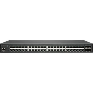 SonicWall Switch SWS14-48 - 52 Ports - Manageable - TAA Compliant - 2 Layer Supported - Modular - 54 W Power Consumption - Optical Fiber, Twisted Pair - 1U High - Rack-mountable - 12 Month Limited Warranty