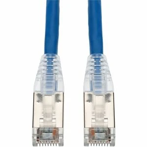 AddOn 7ft RJ-45 (Male) to RJ-45 (Male) Shielded Straight Blue Cat6A STP Copper PVC Patch Cable - 6.99 ft Category 6a Network Cable for Network Device - First End: 1 x RJ-45 Male Network - Second End: 1 x RJ-45 Male Network - Patch Cable - Shielding -