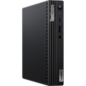 Lenovo ThinkCentre M70q Gen 3 11T3000BUS Desktop Computer - Intel Core i5 12th Gen i5-12400T Hexa-core (6 Core) 1.80 GHz - 8 GB RAM DDR4 SDRAM - 256 GB M.2 PCI Express NVMe 4.0 SSD - Tiny - Black - Intel Q670 Chip - Windows 11 Pro 64-bit - Intel DDR4
