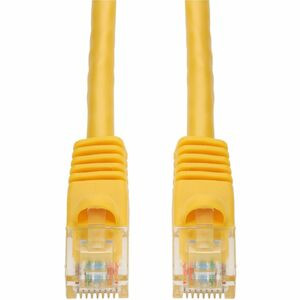 AddOn 20ft RJ-45 (Male) to RJ-45 (Male) Straight Yellow Cat6 UTP PVC Copper Patch Cable - 100% compatible and guaranteed to work