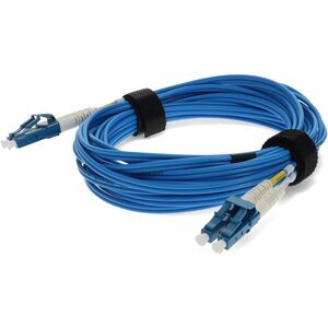 AddOn 1m LC (Male) to LC (Male) Blue OS2 Duplex Fiber OFNR (Riser-Rated) Patch Cable - 100% compatible and guaranteed to work