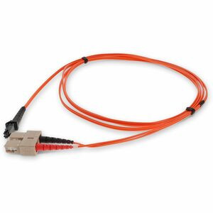 AddOn 2m MT-RJ (Male) to SC (Male) Orange OM1 Duplex Fiber OFNR (Riser-Rated) Patch Cable - 100% compatible and guaranteed to work