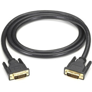 Black Box DVI-I Dual-Link Cable - 5 ft DVI-I Video Cable for Video Device, Computer, Monitor, Projector, KVM Switch, Digital Signage Player - First End: 1 x DVI-I (Dual-Link) Digital Video - Male - Second End: 1 x DVI-I (Dual-Link) Digital Video - Ma