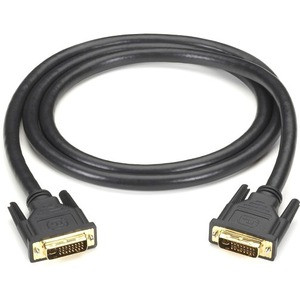Black Box DVI-I Dual-Link Cable - 3.20 ft DVI-I Video Cable for Video Device, Monitor, Computer, Projector, KVM Switch - First End: 1 x DVI-I (Dual-Link) Digital Video - Male - Second End: 1 x DVI-I (Dual-Link) Digital Video - Male - 9.9 Gbit/s - Sup