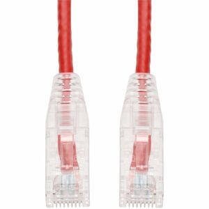 AddOn 5ft RJ-45 (Male) to RJ-45 (Male) Straight Red Cat6 UTP Slim PVC Copper Patch Cable - 100% compatible and guaranteed to work