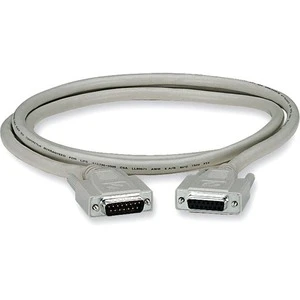Black Box DB15 Thumbscrew Cable - Male/Female, 20-ft. - 20 ft DB-15 Video Cable for Video Device - First End: 1 x 15-pin DB-15 Video - Male - Second End: 1 x 15-pin DB-15 Video - Female - Shielding - Gray