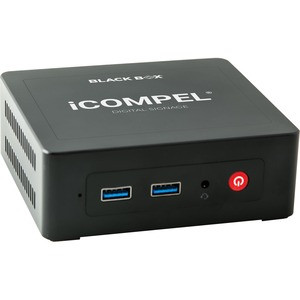 Black Box iCompel Digital Signage Full HD Media Player - Intel Celeron J4105 2.50 GHz - 128 GB SSD - 1080p - HDMI - USB - Wireless LAN - Ethernet - TAA Compliant