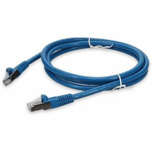 AddOn 5ft RJ-45 (Male) to RJ-45 (Male) Blue Microboot, Snagless Cat7 S/FTP PVC Copper Patch Cable - 100% compatible and guaranteed to work