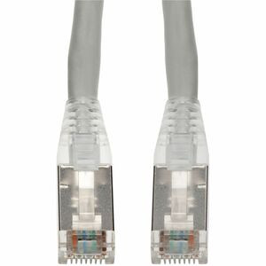 AddOn 2ft RJ-45 (Male) to RJ-45 (Male) Shielded Straight Gray Cat6A STP PVC Copper Patch Cable - 100% compatible and guaranteed to work