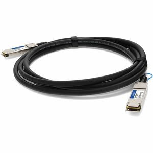 AddOn Dell DAC-Q28-100G-1M Compatible TAA Compliant 100GBase-CU QSFP28 to QSFP28 Direct Attach Cable (Passive Twinax, 1m) - 100% compatible and guaranteed to work