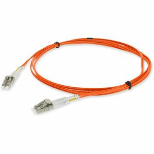 AddOn 3m LC (Male) to LC (Male) Orange OM4 Duplex Fiber OFNR (Riser-Rated) Patch Cable - 9.84 ft Fiber Optic Network Cable for Transceiver, Network Device - First End: 2 x LC Network - Male - Second End: 2 x LC Network - Male - Patch Cable - Orange -