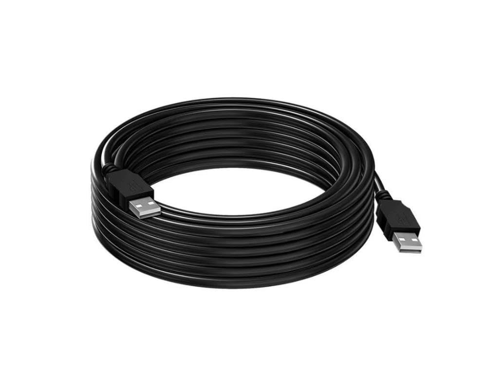 Lenovo ThinkSmart 10m Cable - 32.81 ft USB Data Transfer Cable for Computer, Hub - First End: 1 x USB 2.0 Type A - Male - Second End: 1 x USB 2.0 Type A - Male - 480 Mbit/s - Black